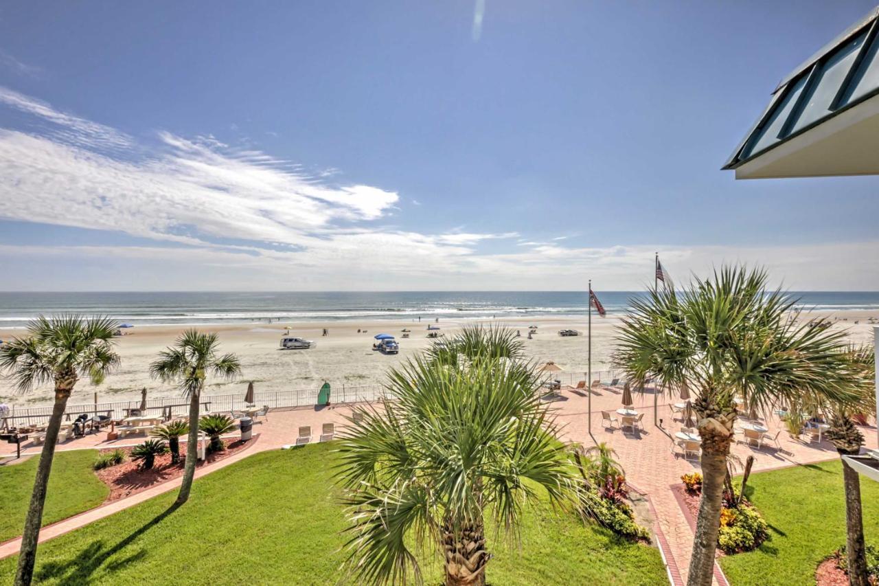 Daytona Beach Studio With Oceanfront Balcony And Pool! Zewnętrze zdjęcie