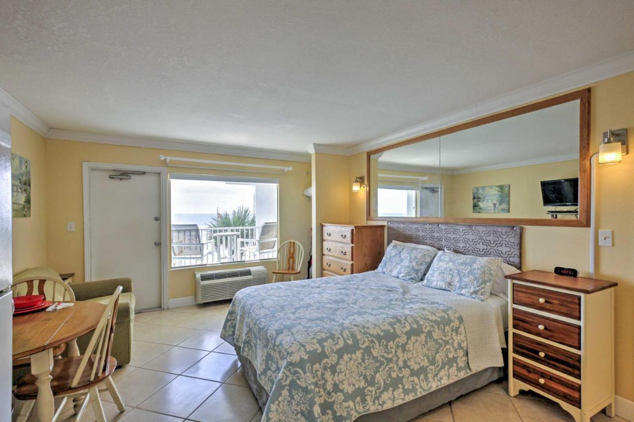 Daytona Beach Studio With Oceanfront Balcony And Pool! Zewnętrze zdjęcie