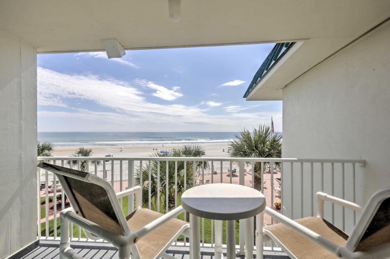 Daytona Beach Studio With Oceanfront Balcony And Pool! Zewnętrze zdjęcie