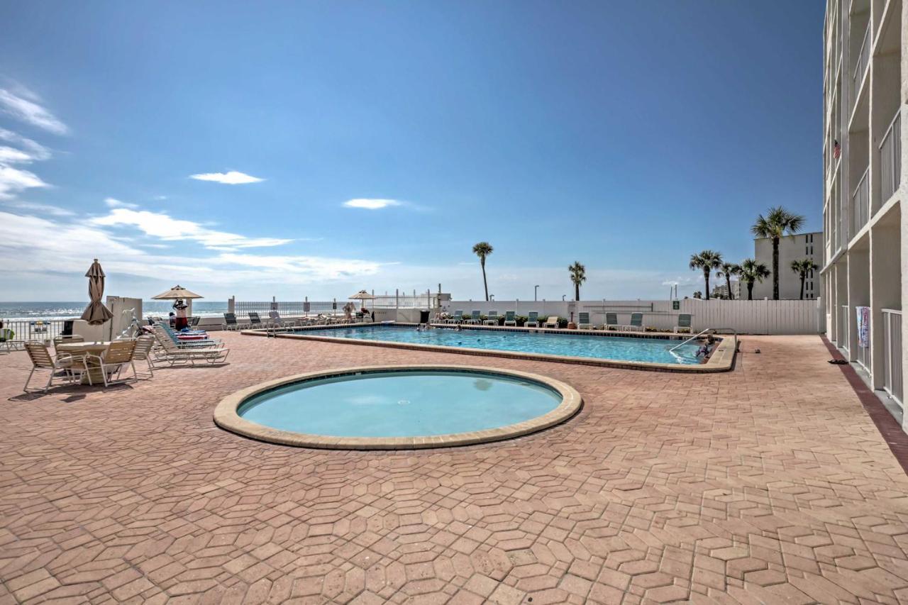Daytona Beach Studio With Oceanfront Balcony And Pool! Zewnętrze zdjęcie